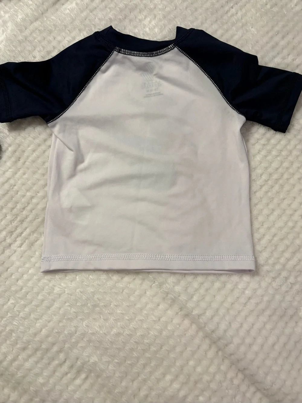 Kids UPF 50+ Sailboat Rash Guard Swim Shirt - Navy/White/Red 2 for $ 25/